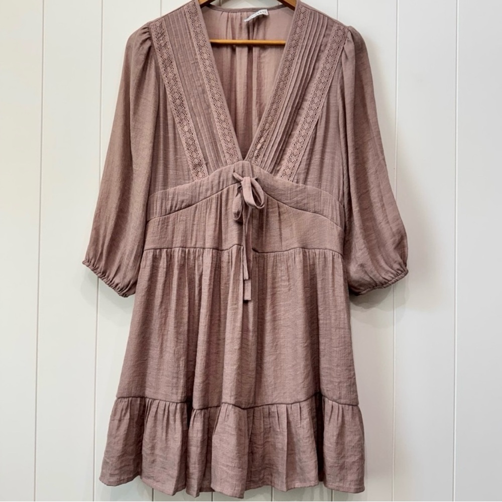 Baltic Born Amelia Boho Mini Dress Size Medium New With Tags - Picture 4 of 8